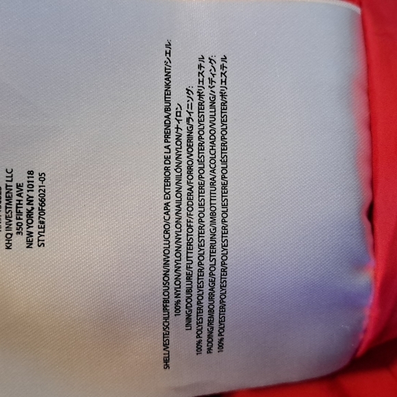 Spyder Boys size Large Nexus Puffer JKT With red Cuff Polar Gray - Picture 3 of 12